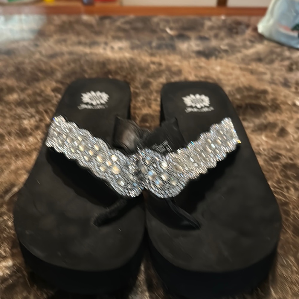 Black yellow box shoes with Bling